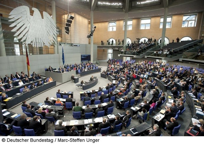 Die Plätze im Deutschen Bundestag werden alle vier Jahre vergeben./Marc-Steffen Unger